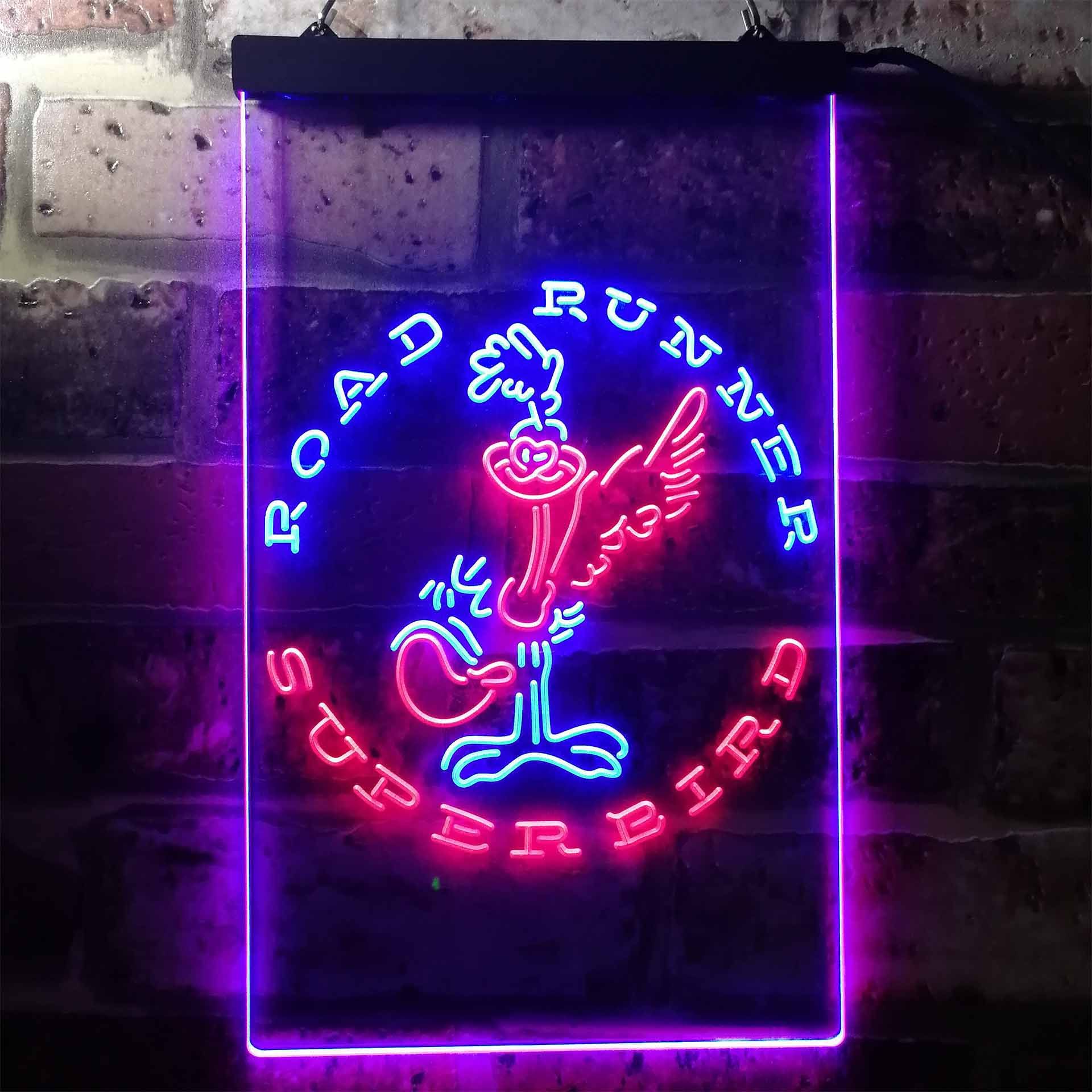 Road Runner Dual LED Neon Light Sign